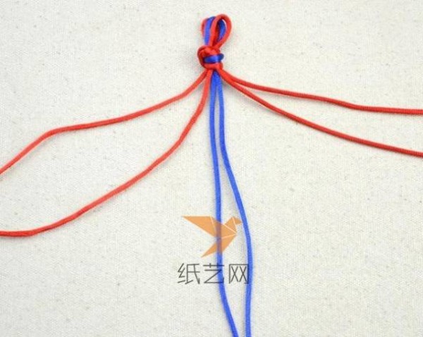 Tutorial on how to make a hand-woven Chinese knot bracelet