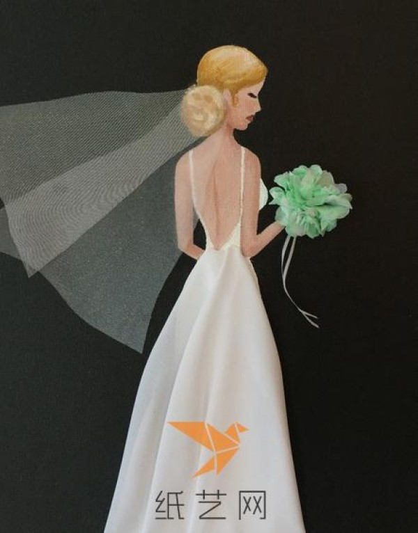 How about giving your own three-dimensional bridal decoration painting to your newlywed friends?