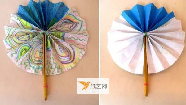 How to make a personalized circular fan for children