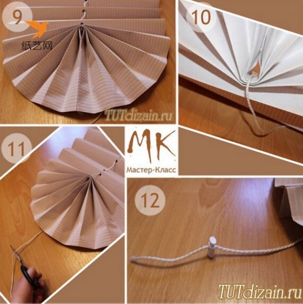 Illustrated tutorial on making ultra-practical paper craft blinds by hand