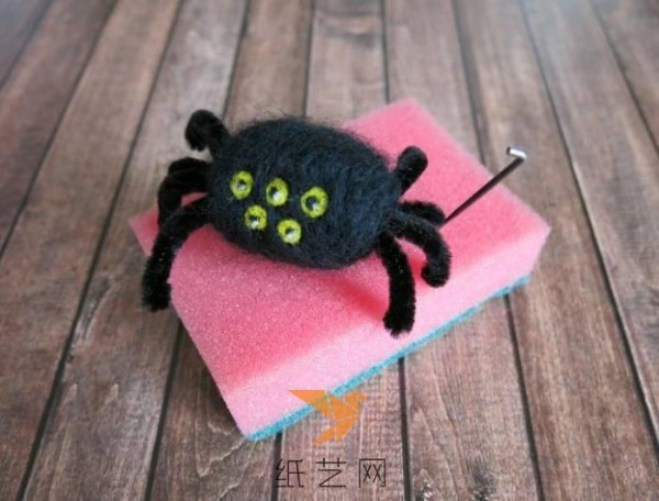 Halloween handmade scary spider making tutorial