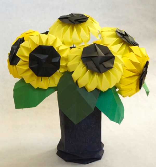 Origami Flower Collection - Origami Sunflower Making Tutorial