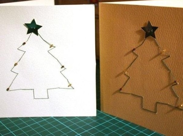 Simple Beaded Christmas Card Making Tutorial