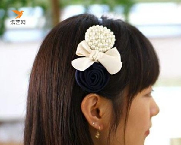 Tutorial on how to make sweet handmade pearl hairpins