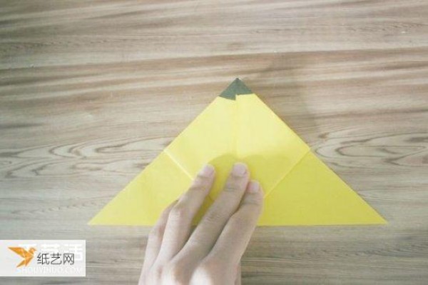 Show me how to fold Pikachu by hand with step-by-step illustrations