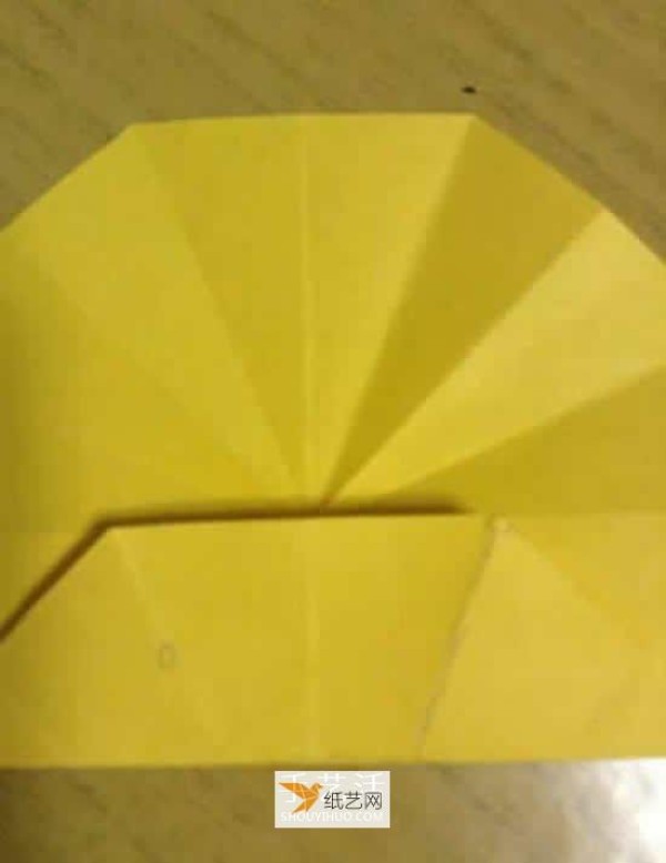 Detailed explanation of the steps of sunflower origami