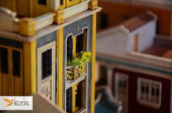 Appreciation of pictures of the particularly exquisite arcade architectural model