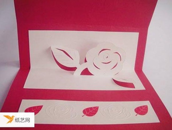 Completely handmade template tutorial for Teacher’s Day three-dimensional greeting card