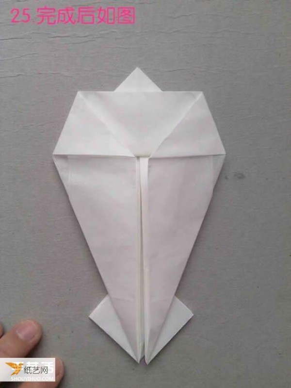 Detailed method and illustrated steps of folding a three-dimensional egret using origami