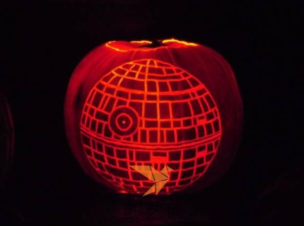 Death Star Pumpkin Lantern Halloween Lantern Making Tutorial