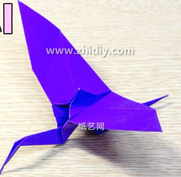 The latest deformed origami paper crane folding tutorial