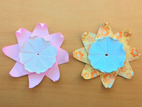 How to make origami flowers simple module How to make origami flowers