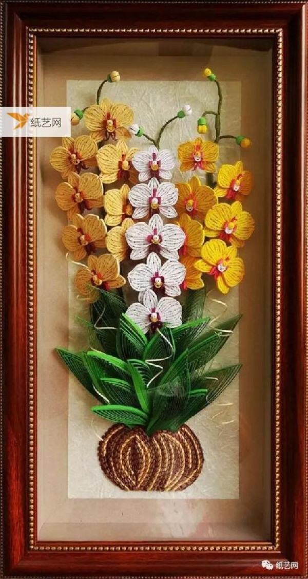 Those incredibly beautiful paper flowers! Phalaenopsis, albizia, etc.