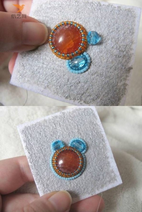 Beading tutorial Cartoon Mickey head beaded ring making tutorial