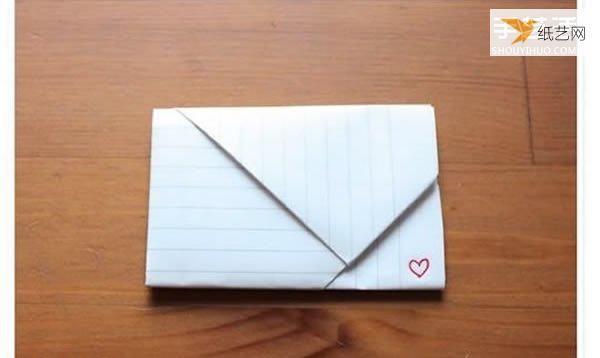 Illustrated step-by-step tutorial on how to fold a truly loving love letter envelope