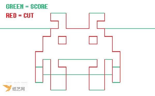 Step-by-step drawings of how to make brain-burning eight-bit three-dimensional cards by yourself