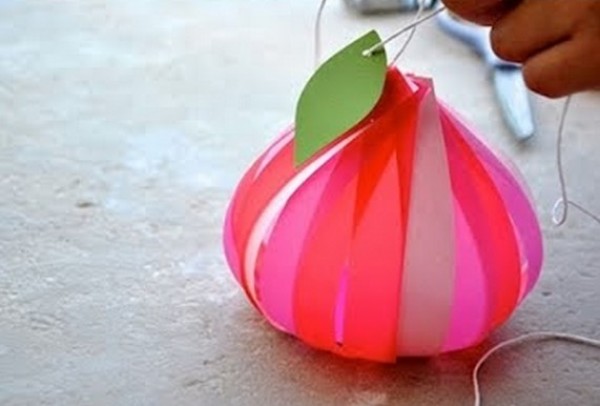 How to make paper peaches handmade lanterns