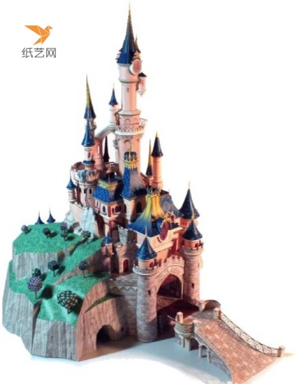 [Paper Craft] Disney Sleeping Beauty Castle Free Drawings and Tutorials