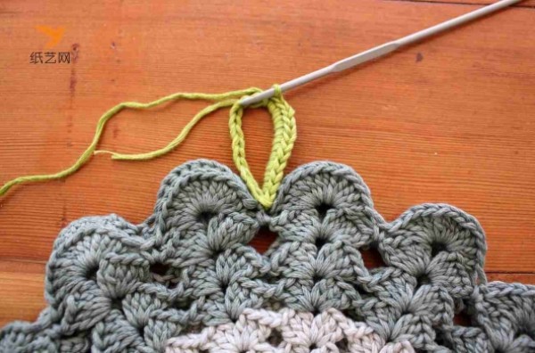 Tutorial on how to knit a thickened crochet insulation mat