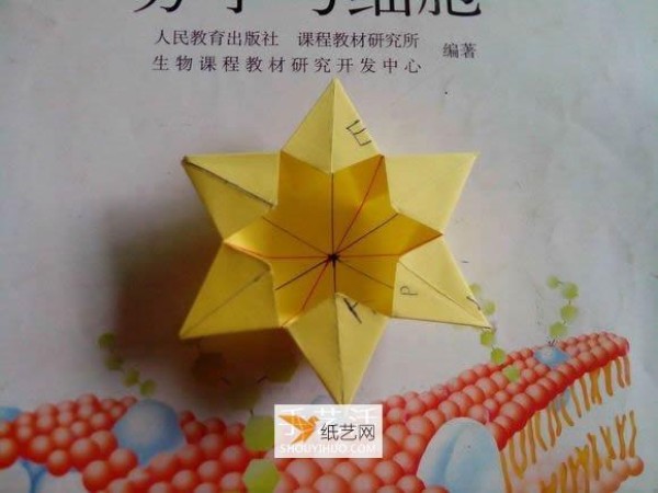 Share with you the diagram of how to fold a six-pointed star box