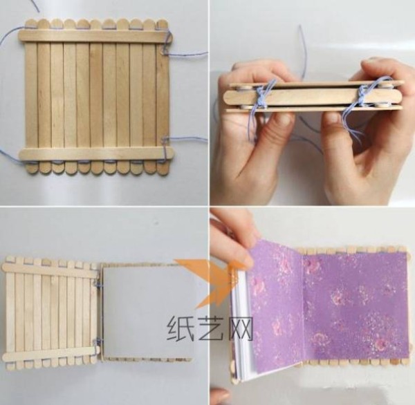 Tutorial on using popsicle stick waste to make beautiful Valentine’s Day gifts and a love diary