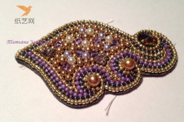 Golden Pheasants Dawn Beaded Embroidery Jewelry Making Tutorial Beading Continued Tutorial