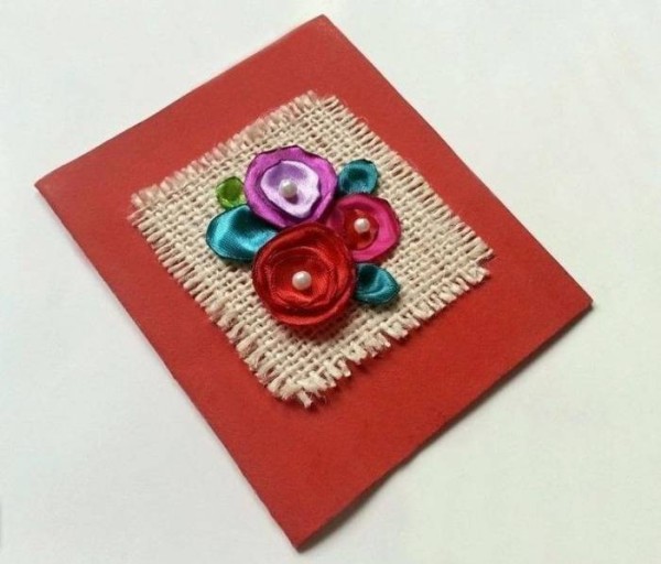 Tutorial on how to make a simple flower Mother’s Day greeting card