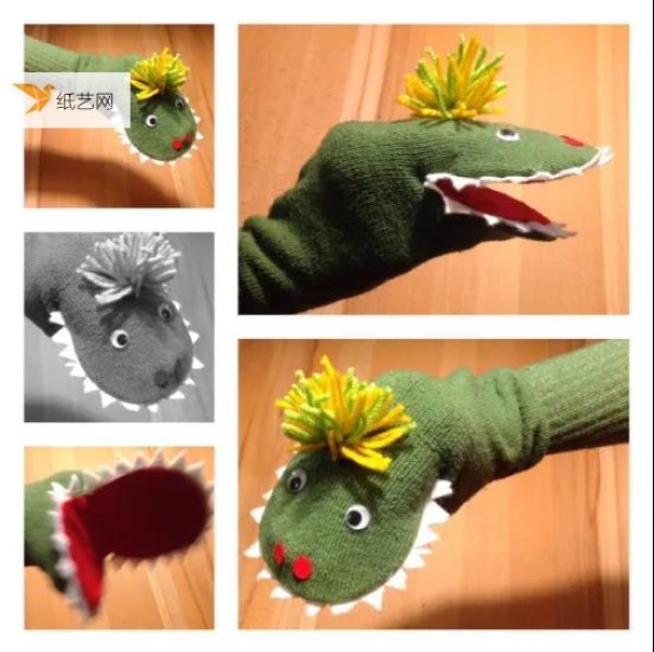 Just cut the socks and sew them together to make cute little monsters! (with tutorial)