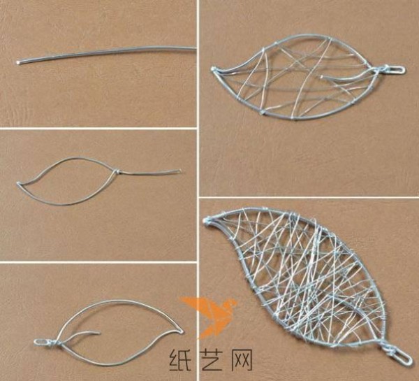 Tutorial on making elegant beaded leaf hairpins