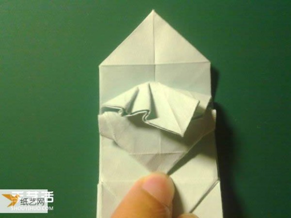 Detailed illustration of the folding method of Hatsune Miku