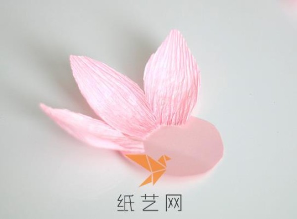 Small and fresh paper art lotus making tutorial