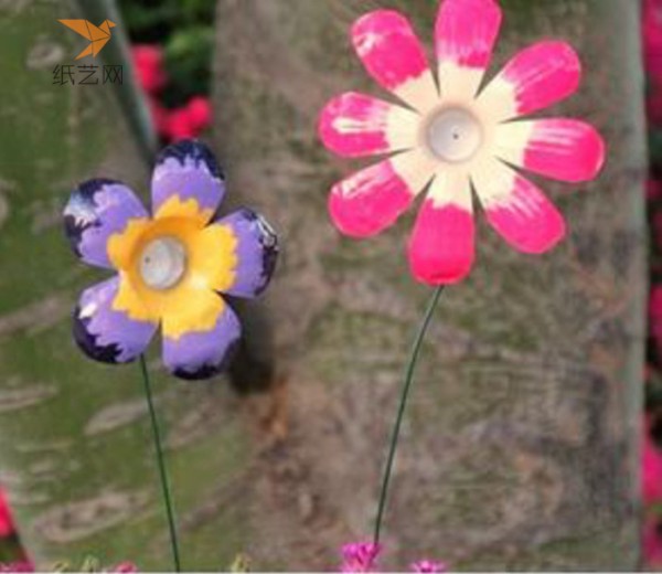 Tutorial on turning waste into treasure Tutorial on how to make beautiful flowers by turning waste plastic bottles into flowers