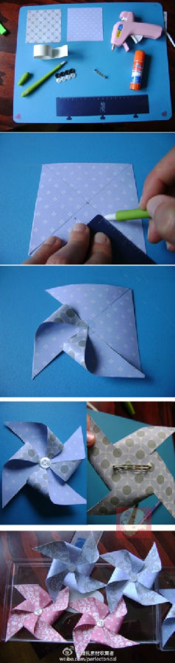 Can you make paper pinwheels? Windmills can also be used for decoration! !