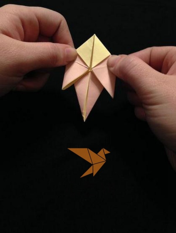 Cute origami bird making tutorial