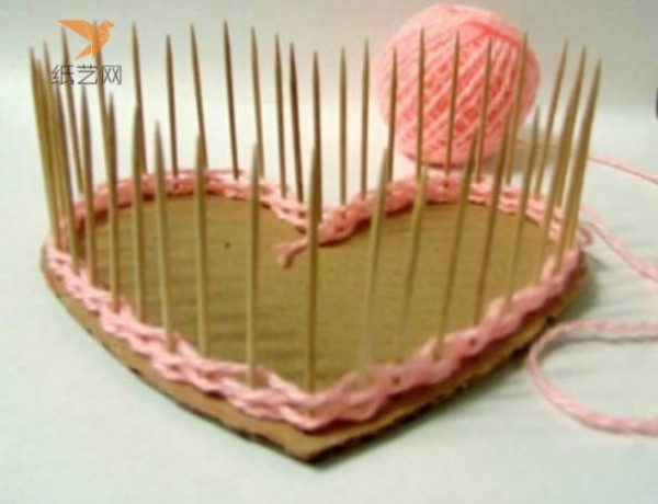 Wool knitting tutorial Beautiful and simple wool knitting heart-shaped storage basket making tutorial