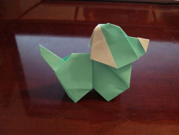 Detailed tutorial on making cute origami puppies