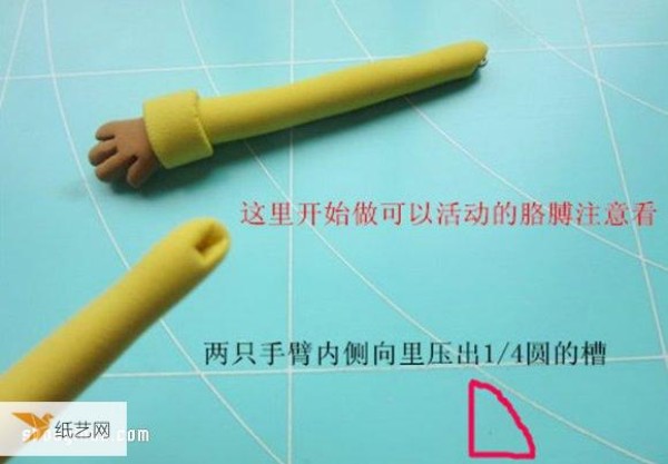 Illustrated steps on how to make Sun Wukong using clay