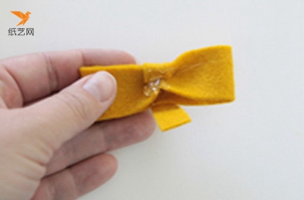 Non-woven hairpin bow decoration handmade tutorial