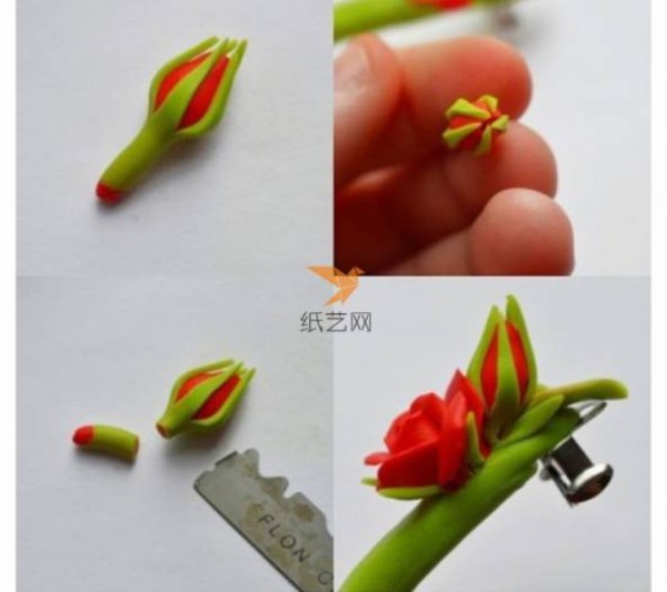 Clay Flower Hairpin Making Tutorial Clay Tutorial