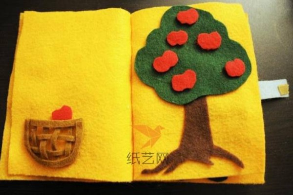 Tutorial on baby educational toy book made of non-woven fabrics