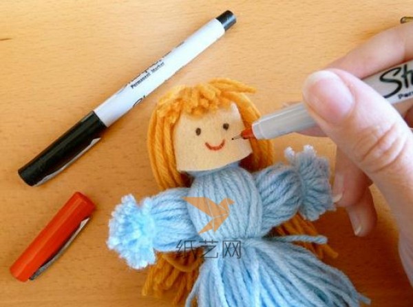 Simple tutorial on making dolls with wool