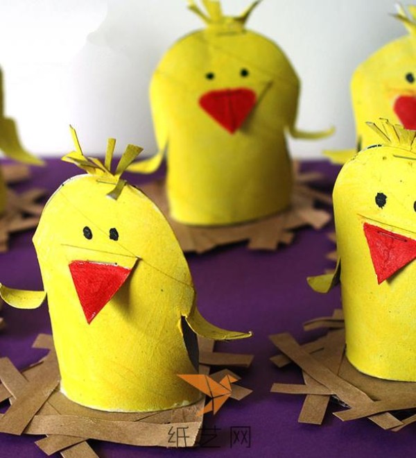 Tutorial for children to turn waste into treasure and make cute chicks by hand