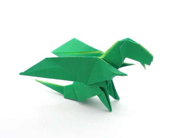 Origami Encyclopedia Western Origami Dragon Handmade Video Tutorial