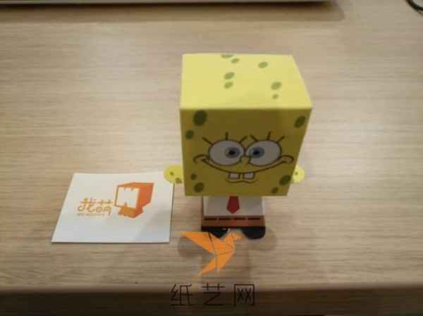 I am cute-SpongeBob SquarePants 3D paper model