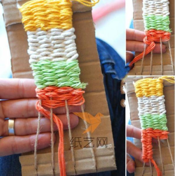 Tutorial on how to make a beautiful mobile phone chain knitted with wool