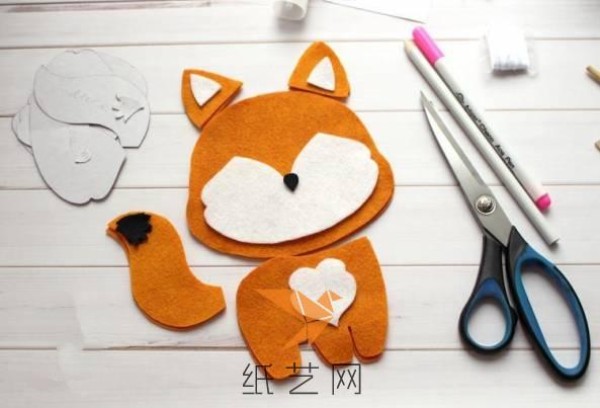 Cute Children’s Day Gift Non-woven Fox Doll Making Tutorial