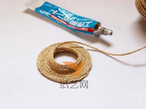 Small and fresh straw hat sweater chain making tutorial