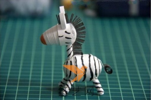 Cute paper zebra making tutorial