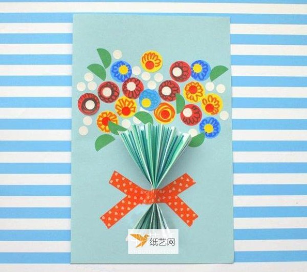 Universal handmade methods for greeting cards for Mothers Day, Teachers Day and National Day