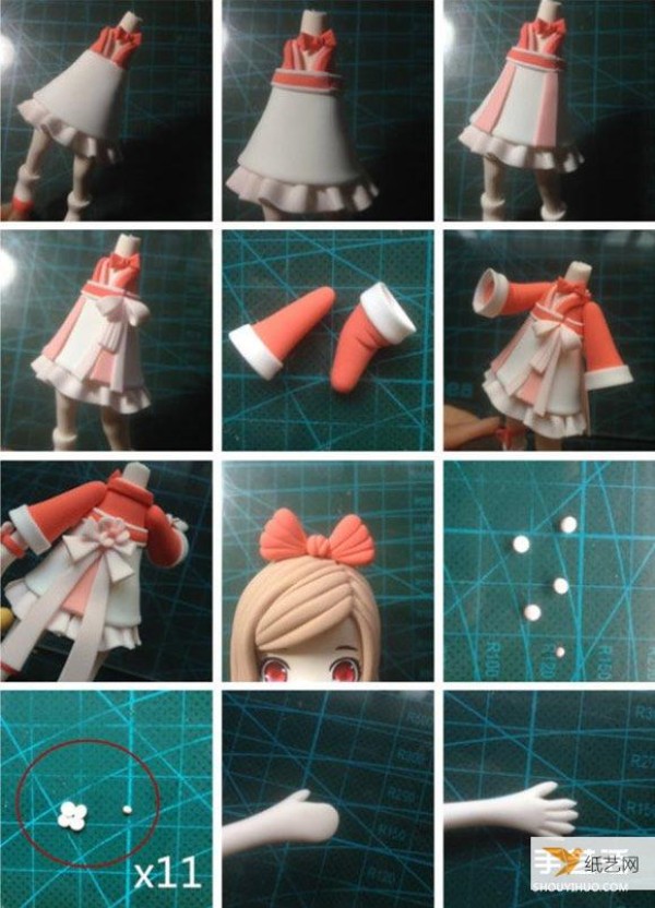 Tutorial on how to use ultra-light clay to make a little loli doll in the Dragon Nest Splendid Set